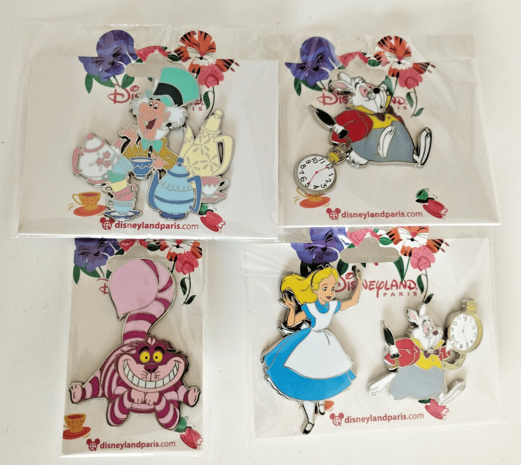 Alice Mad Hatter serving tea teapots Disney Land Paris Dlrp Dlp 2023 Jumbo Pin