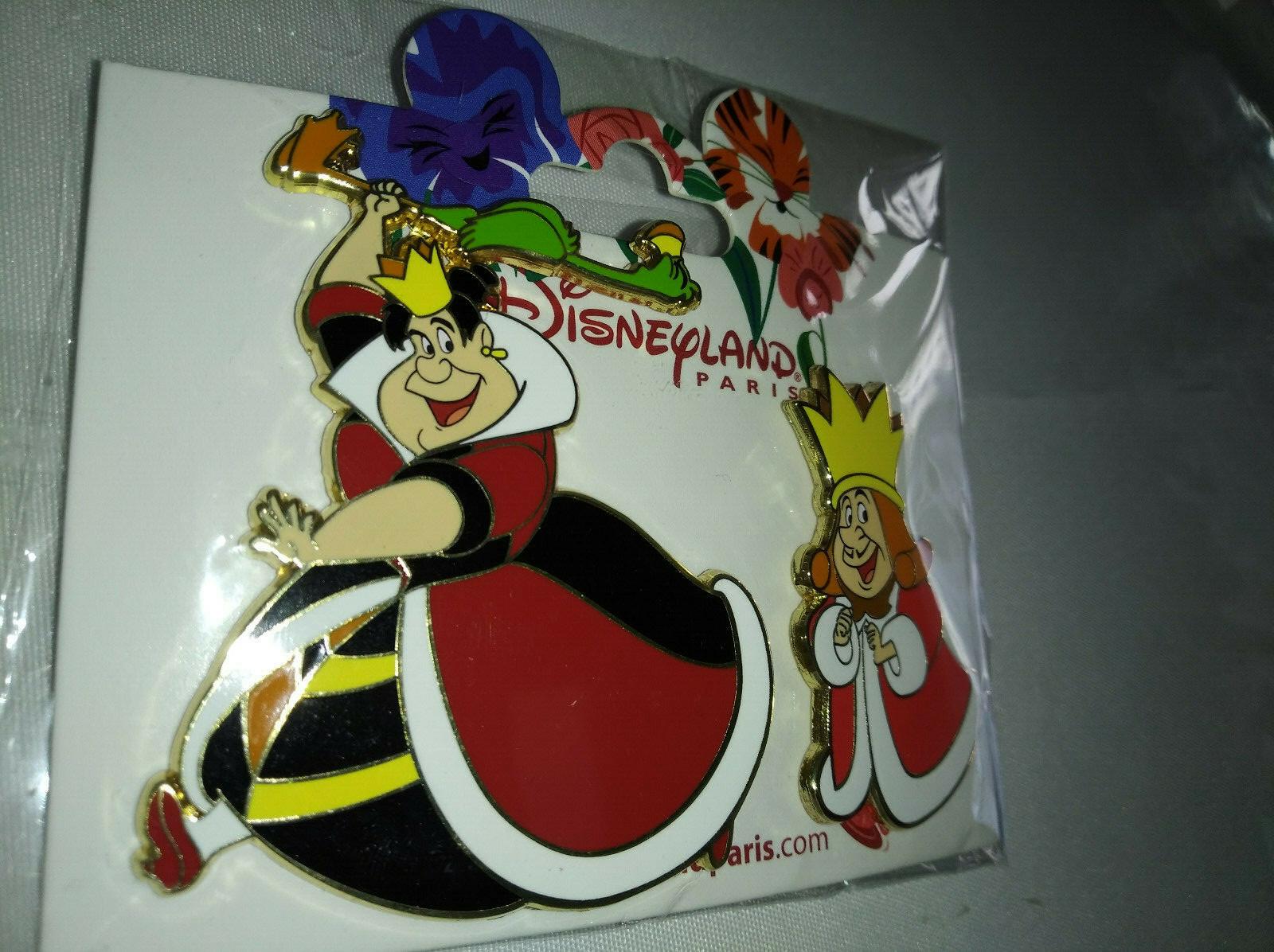 Alice's King and Queen of Heart and Bird Disney Land Paris Dlp April 2022 2 Pins