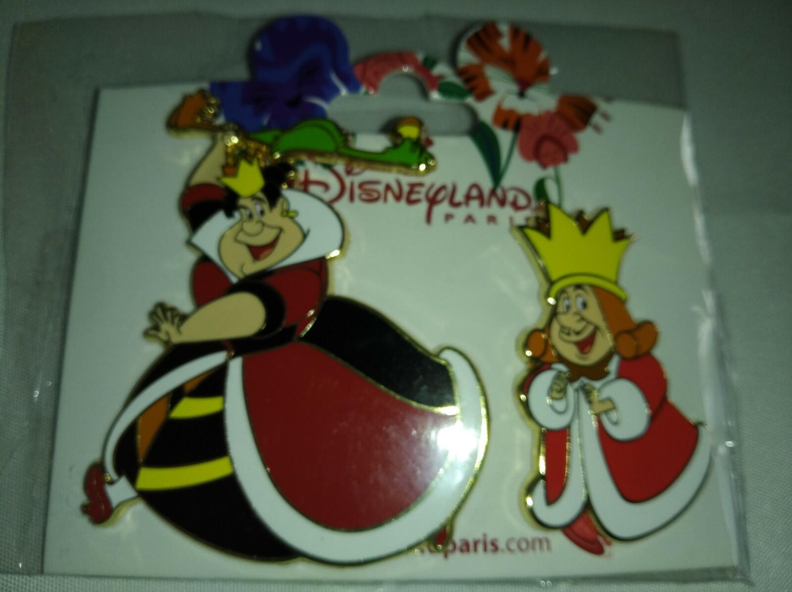 Alice's King and Queen of Heart and Bird Disney Land Paris Dlp April 2022 2 Pins