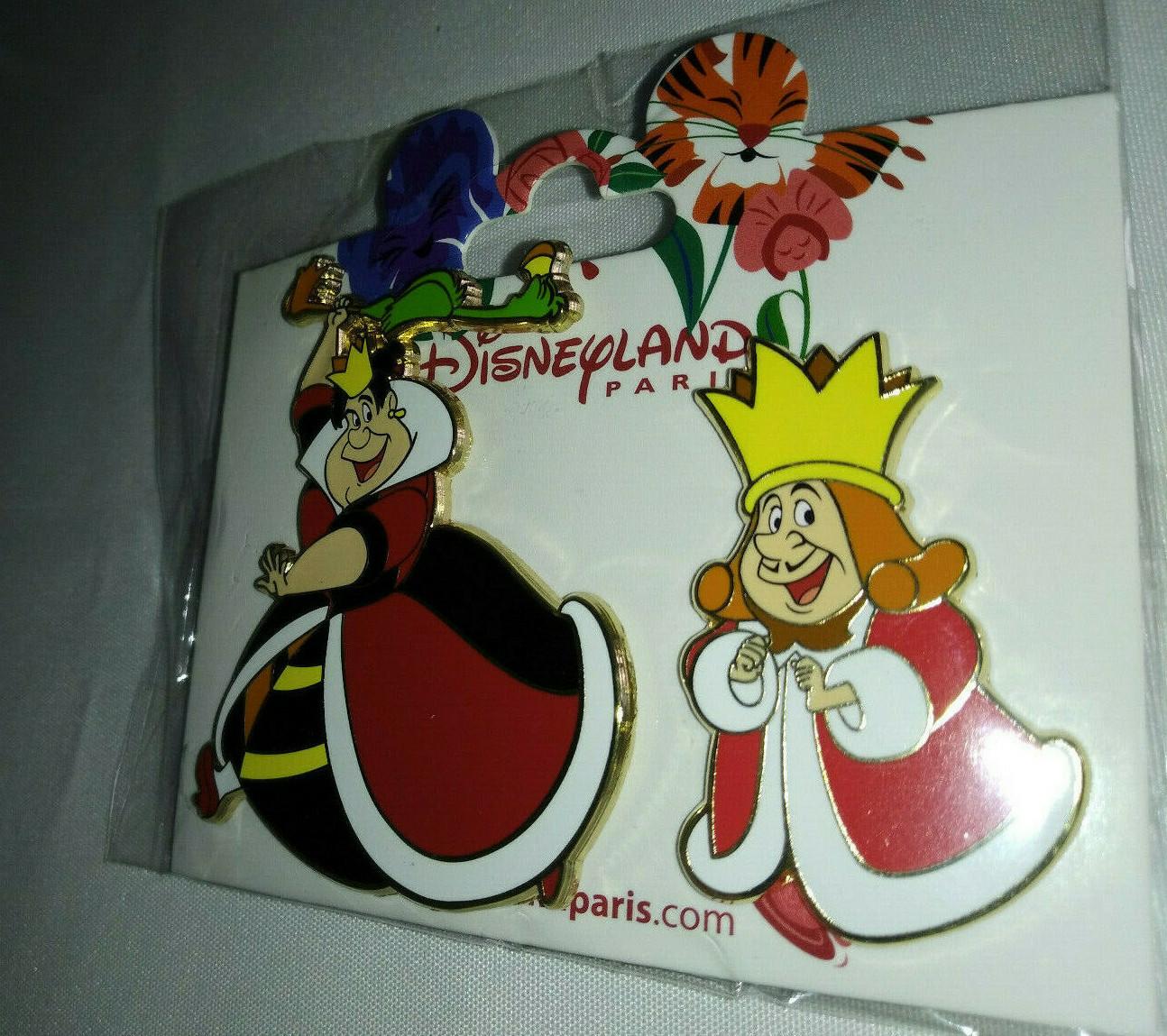 Alice's King and Queen of Heart and Bird Disney Land Paris Dlp April 2022 2 Pins