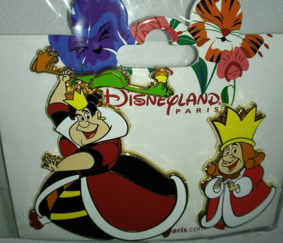 Alice's King and Queen of Heart and Bird Disney Land Paris Dlp April 2022 2 Pins