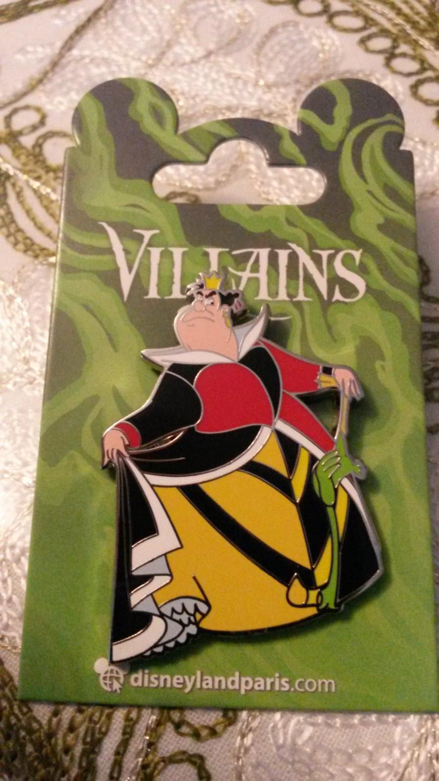 Alice's Queen of Hearts Villain Series Disney Paris DLRP DLP September 2018 Pin