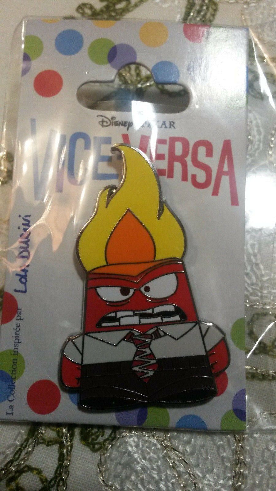 Anger Lola Dubini Inside Out Series Disney Paris Dlrp Dlp 2018 New December pin
