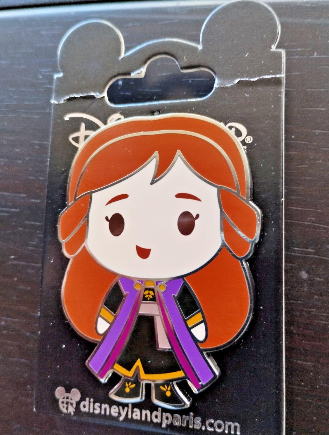 Anna Chibi Princesses Baby Cute Big Head Disney Land Paris Dlrp Dlp Dec 2023 Pin