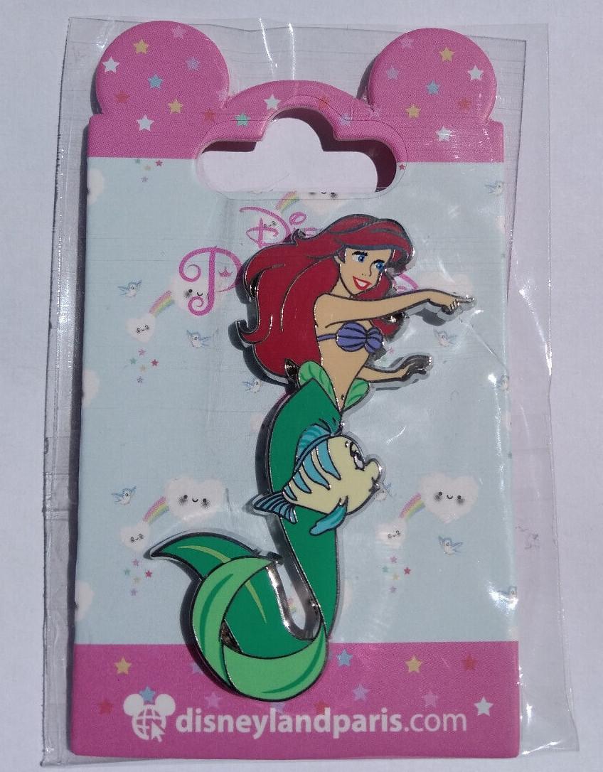 Ariel and Flounder Princess (The little mermaid) Disney Land Paris Dlp 2022 Pin
