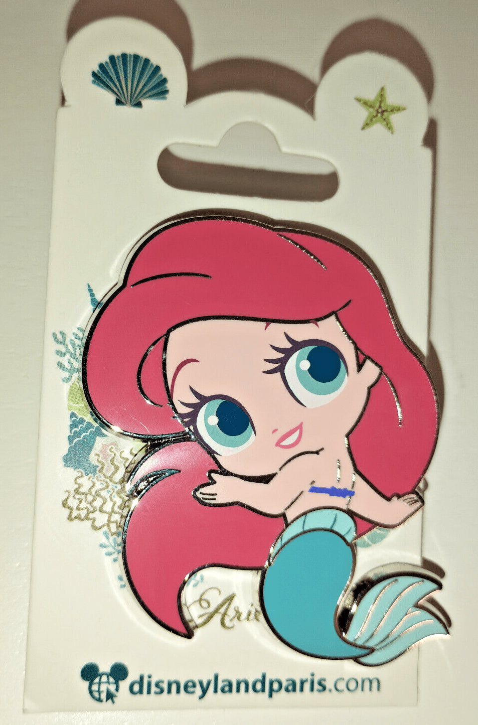 Ariel Chibi Lovely Princess Disney Land Paris Dlp July 2023 Pin