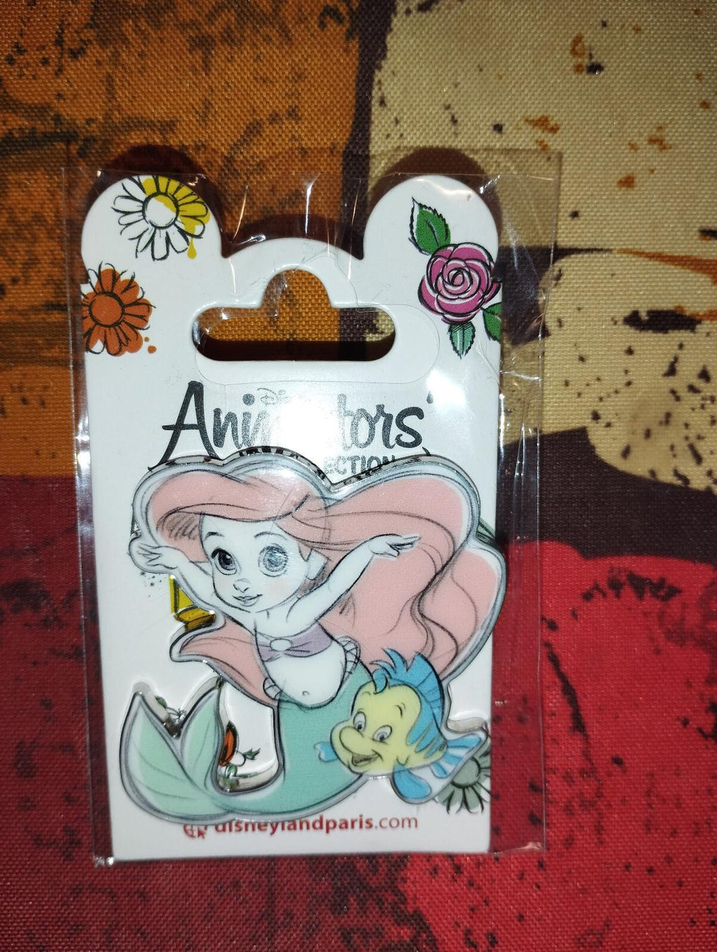 Ariel Flounder Animator Dolls Child June 2023 Disney Land Paris Pin