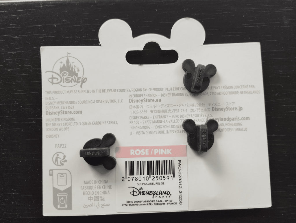 Ariel & Flounder Princess and Sidekicks Set Disney Land Paris Dlp Feb 2025 Pin