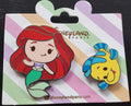 Ariel & Flounder Princess and Sidekicks Set Disney Land Paris Dlp Feb 2025 Pin