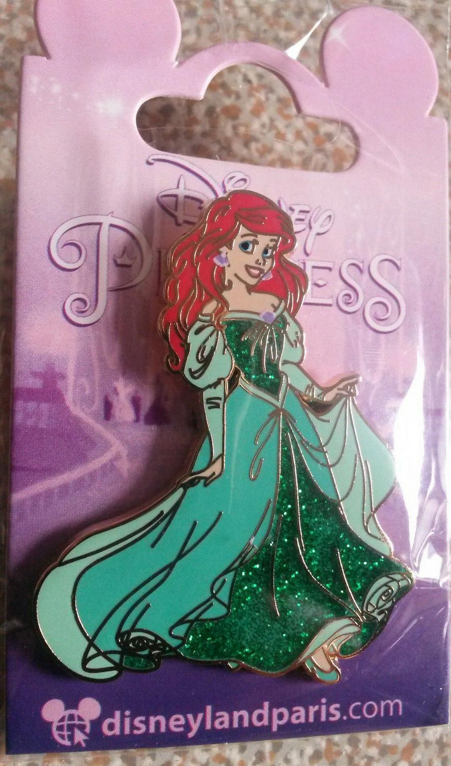 Ariel (mermaid) Disney Paris Dlrp Dlp glitter 2015 Princess Series Pin Sold Out