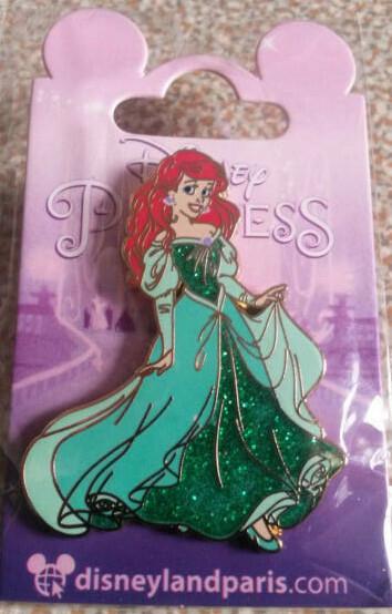 Ariel (mermaid) Disney Paris Dlrp Dlp glitter 2015 Princess Series Pin Sold Out