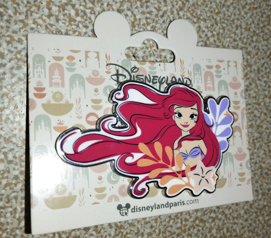 Ariel Starfish Floral Princess Little Mermaid Disney L Paris Dlp 2024 Jumbo Pin