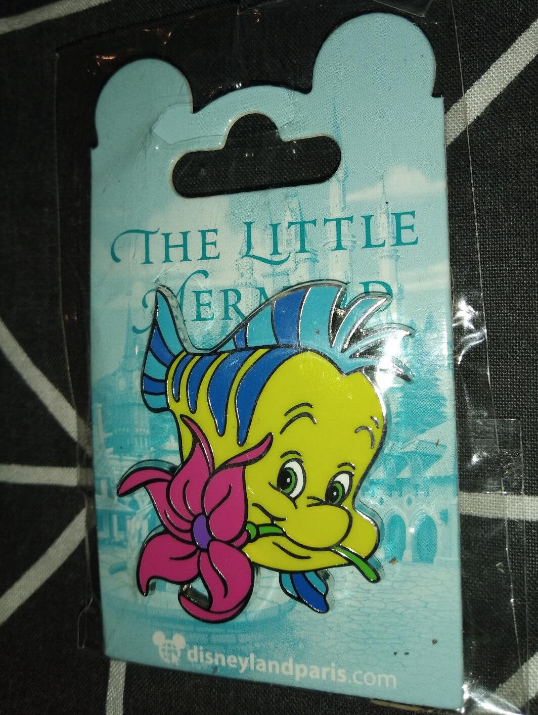 Ariel The Little Mermaid Flounder Sebastian Dlp Disney Land Paris 2018 3 Pins