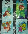 Ariel The Little Mermaid Flounder Sebastian Dlp Disney Land Paris 4 Pins