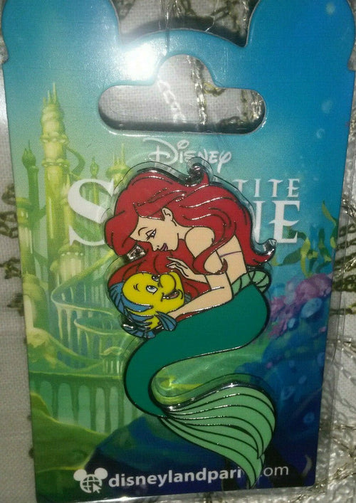 Ariel The Little Mermaid Holding Flounder Disney Land Paris Dlrp Dlp 02 2020 Pin