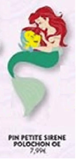 Ariel The Little Mermaid Holding Flounder Disney Land Paris Dlrp Dlp 02 2020 Pin
