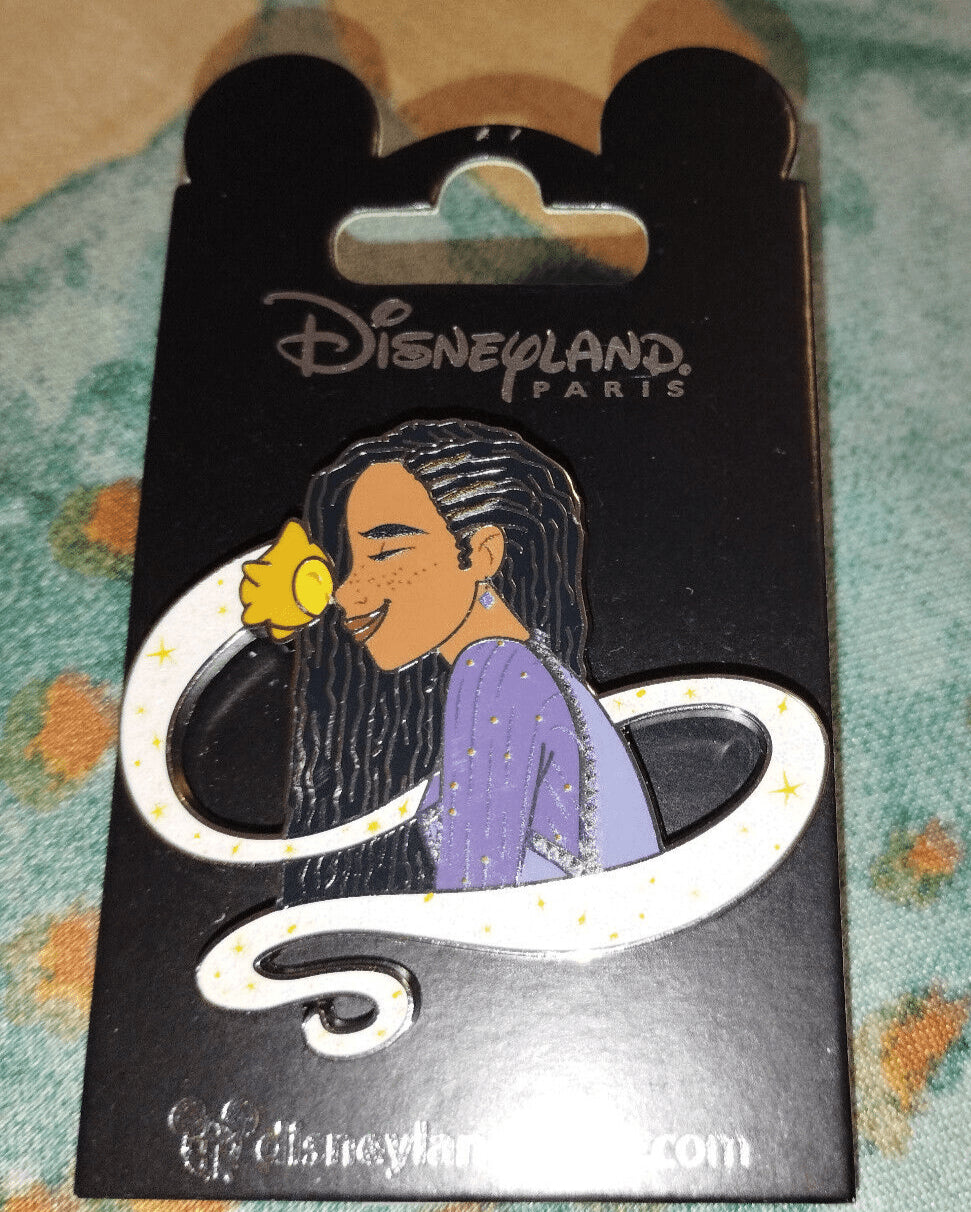 Asha and Star Wish Disney Land Paris Dlp Dlrp November 2023 Glitter Pin
