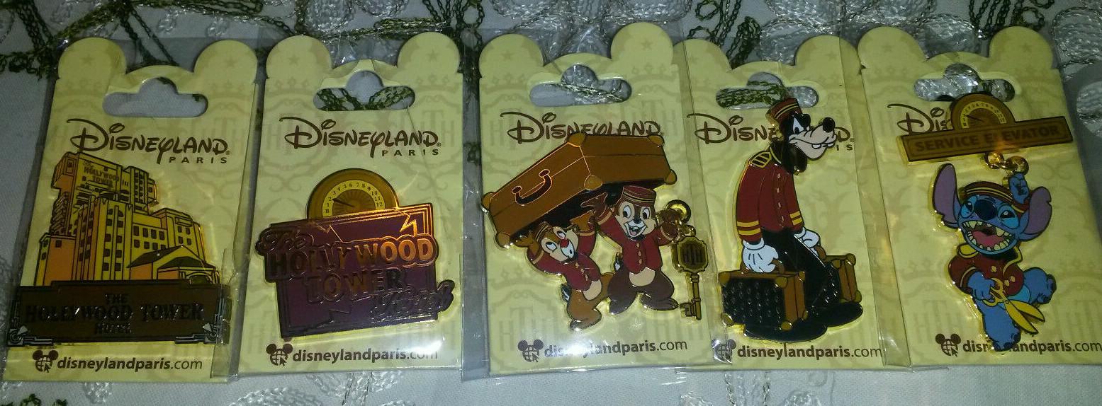 Attraction Hollywood Tower Hotel Series Disney Paris Dlrp Dlp February 2020 pin