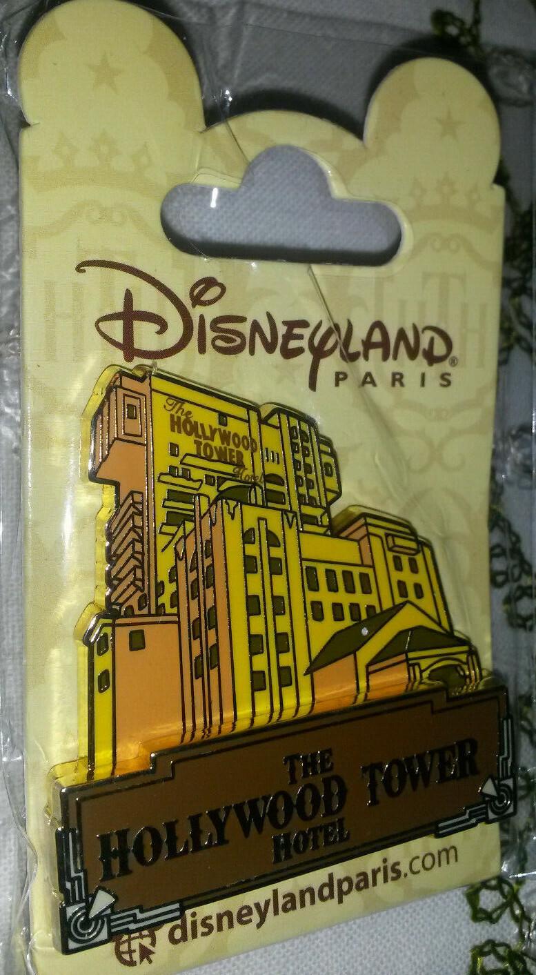 Attraction Hollywood Tower Hotel Series Disney Paris Dlrp Dlp February 2020 pin