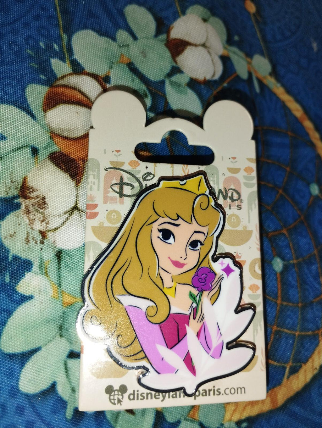Aurora - Red Rose - Floral Princess Disney Land Paris Dlp 2024 Pin