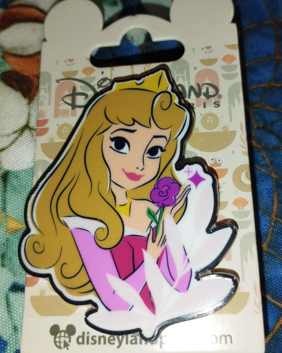 Aurora - Red Rose - Floral Princess Disney Land Paris Dlp 2024 Pin
