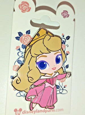 オーロラ姫 7 頭身 ちび プリンセス ディズニーランドパリ DLP 2023年7月 ピンバッジ