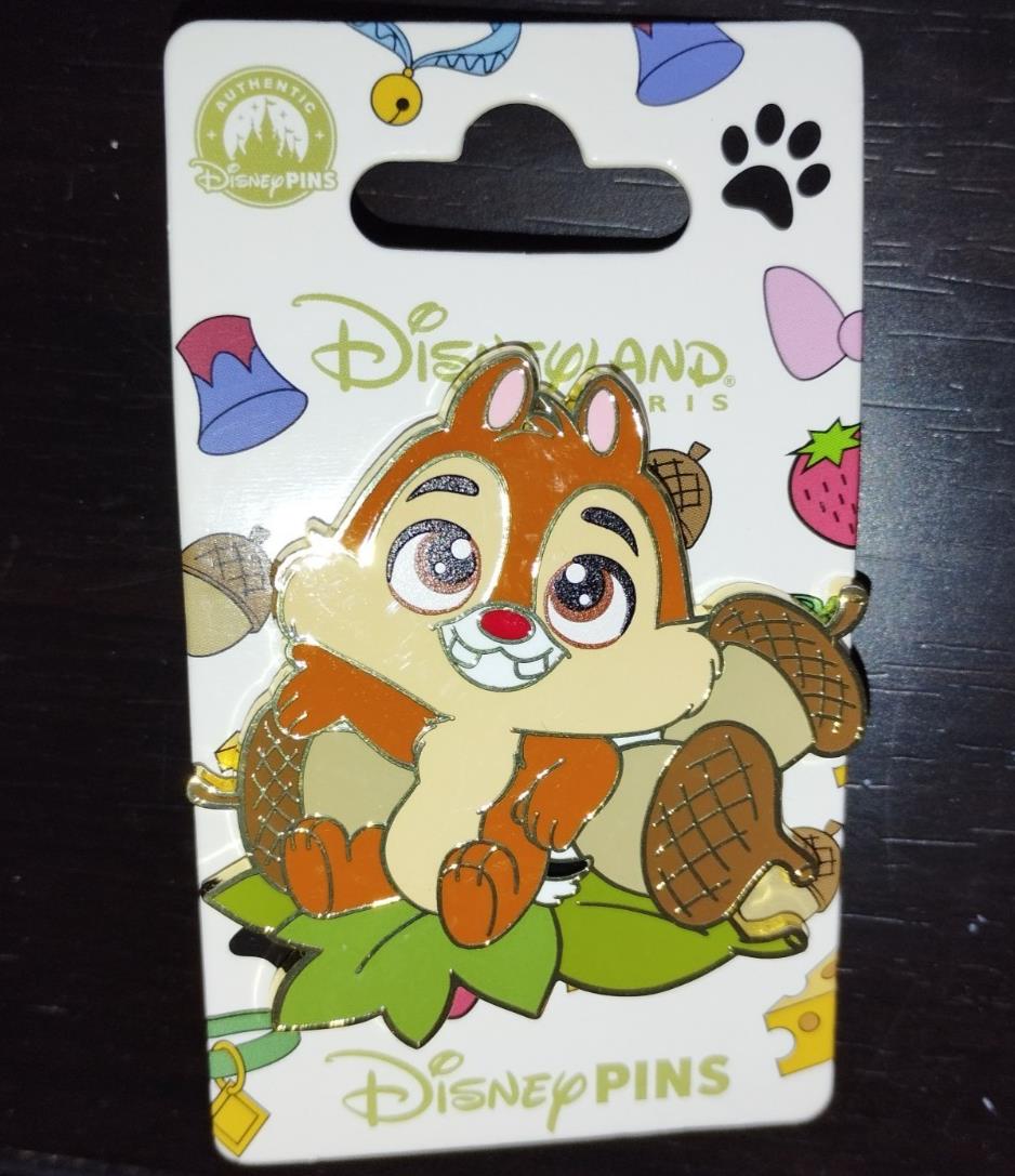 Baby Dale Leaning on Acorns Naive Series Disney Land Paris Dlp May 2025 Pin