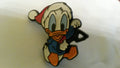 Baby Donald Duck playing the triangle xmas European Disney pin