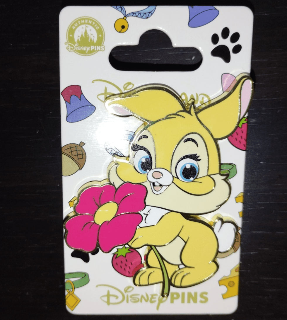 Baby Miss Bunny Smelling Flower Naive Series Disney Land Paris Dlp May 2025 Pin