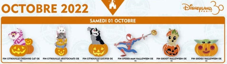 Baby Yoda Star Wars Pumpkin Halloween Series Disney Paris DLRP DLP Oct 2022 Pin