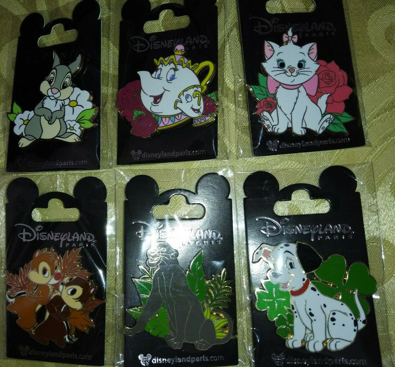 Bagheera Chip Marie Lucky Thumper Flower Series Disney L Paris Dlp 2022 6 Pins