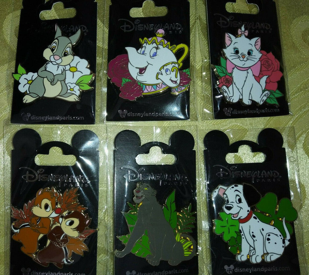 Bagheera Chip Marie Lucky Thumper Flower Series Disney L Paris Dlp 2022 6 Pins