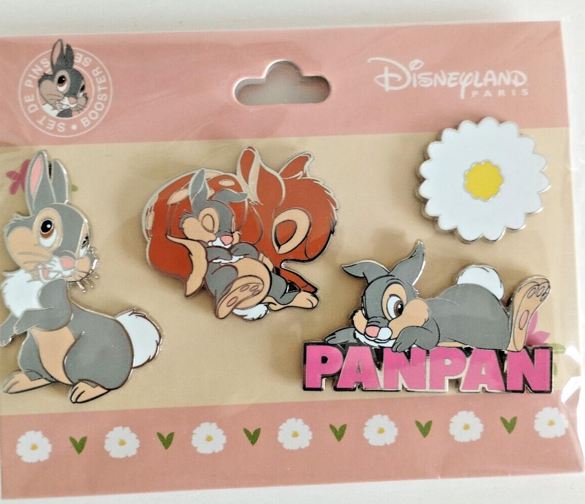 Bambi Thumper Disney Land Paris Dlrp Dlp LE 3000 2022 Boster Set 4 Pins