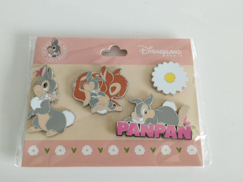 Bambi Thumper Disney Land Paris Dlrp Dlp LE 3000 2022 Boster Set 4 Pins