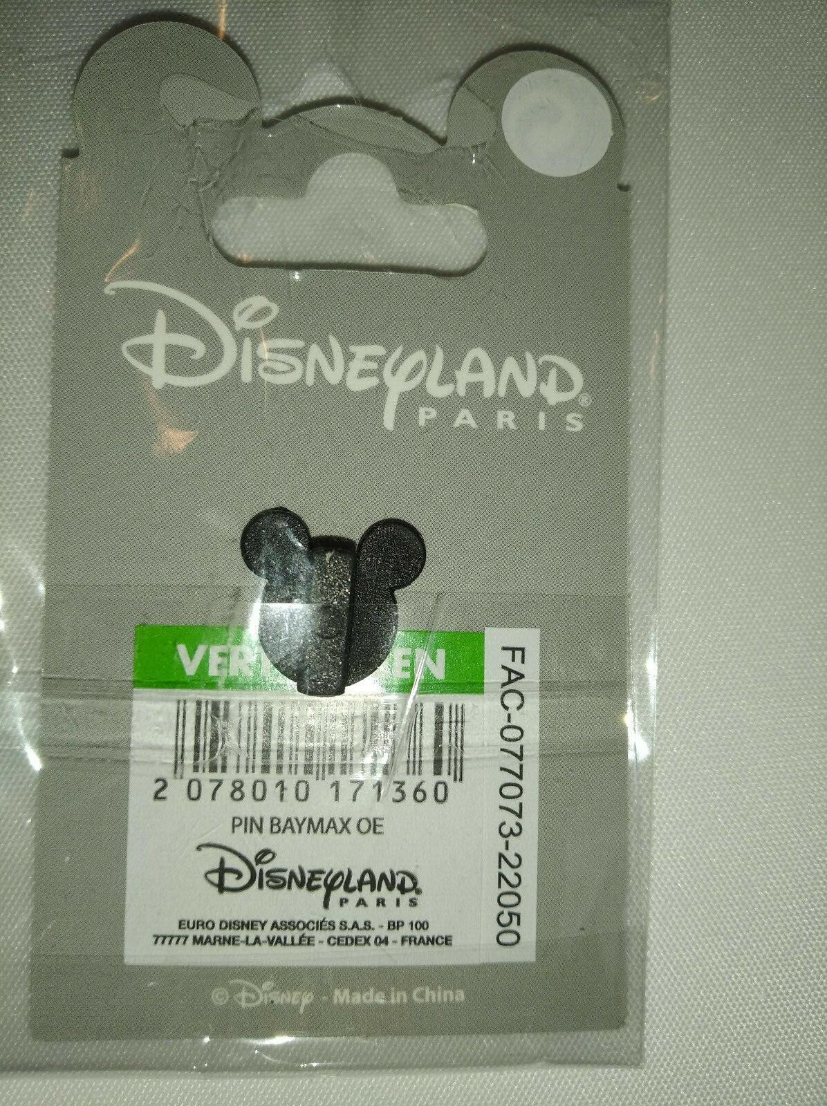 Baymax Big Hero 6 robot Pixar Disney Land Paris Dlrp Dlp 2015 pin