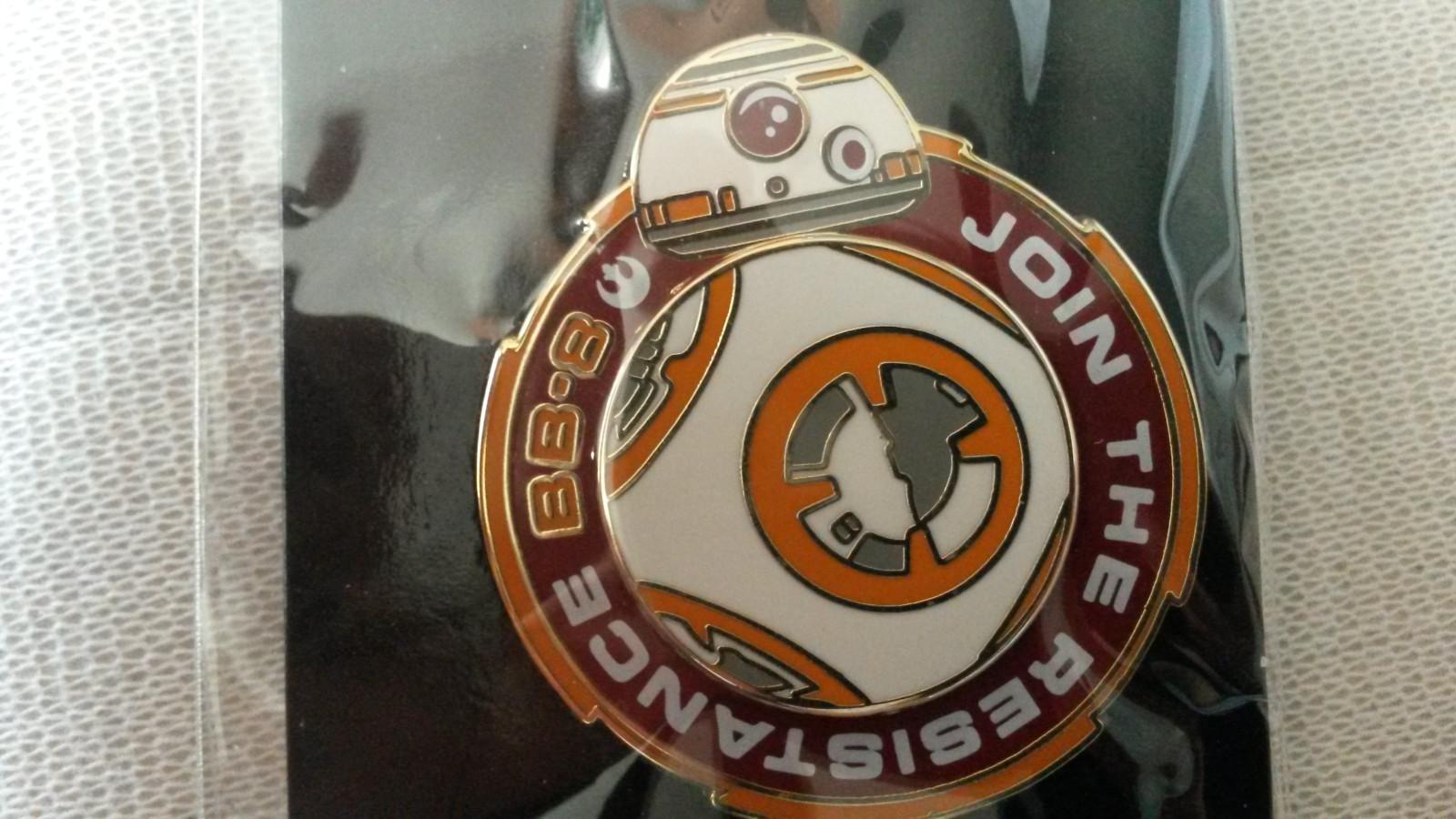 BB - 8 Join the Resistance Star Wars Disney Land Paris Dlrp Dlp 2015 Spinner Pin