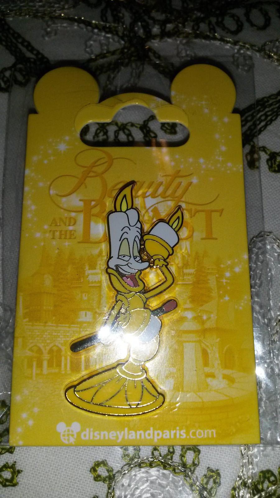 Beauty and Beast Lumiere Big Ben Potts Chip 2017 4 Pins DLP Disney Land Paris