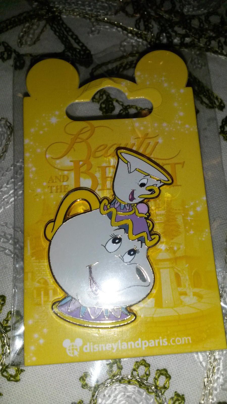 Beauty and Beast Lumiere Big Ben Potts Chip 2017 4 Pins DLP Disney Land Paris