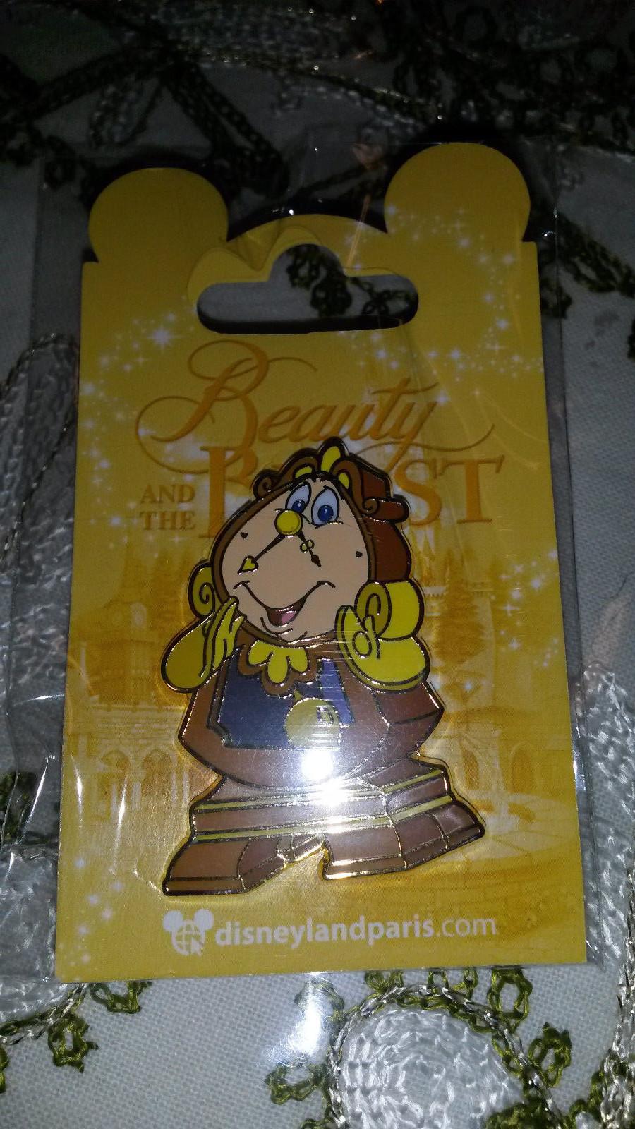 Beauty and Beast Lumiere Big Ben Potts Chip 2017 4 Pins DLP Disney Land Paris