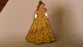 Beauty and the Beast - Belle Holding Red Rose in gown European Disney pin