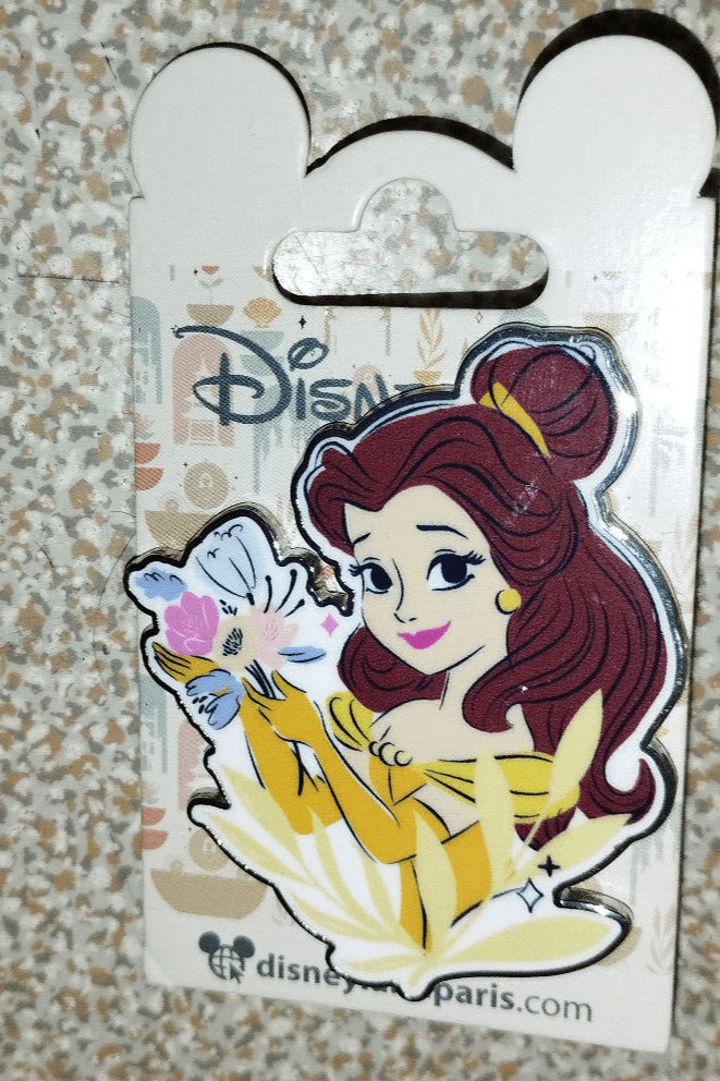 Belle - Flower Bouquet - Floral Princess Disney Land Paris Dlp 2024 Pin