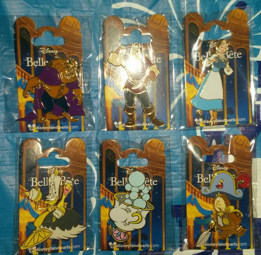 Belle Gaston Lumiere Big Ben Chip Beauty Beast Disney Paris Dlp Dlrp 2021 6 Pins