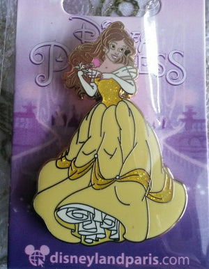 ベル ガウン プリンセス シリーズ ディズニーランドパリ Dlrp Dlp 2015 グリッター ピン 完売品