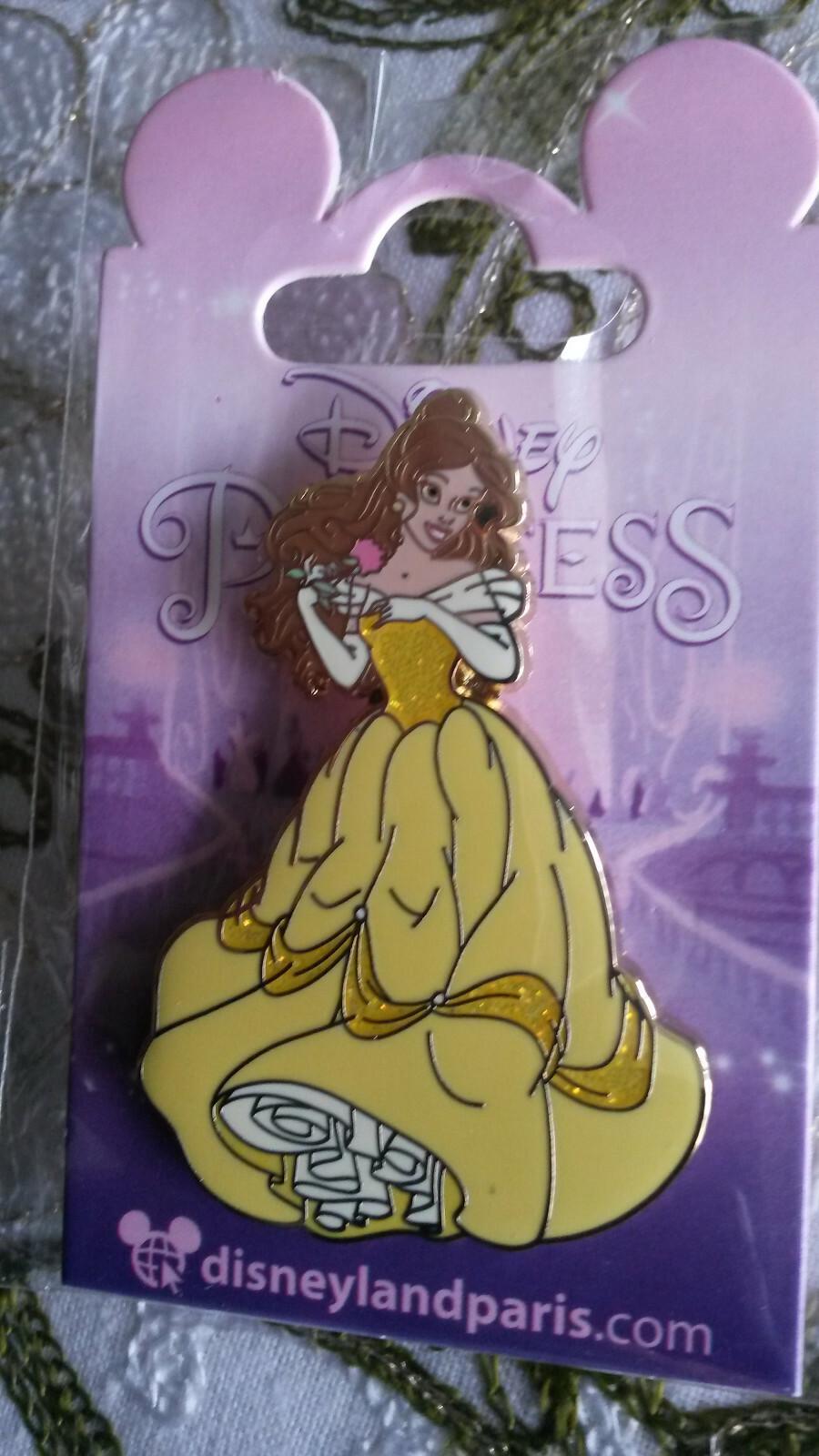 Belle Gawn Princess Series Disney Land Paris Dlrp Dlp 2015 glitter Pin Sold Out