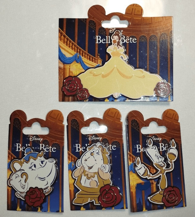 Belle Gawn - Roses Beauty & the Beast Disney Land Paris Dlp 08 2024 Jumbo Pin