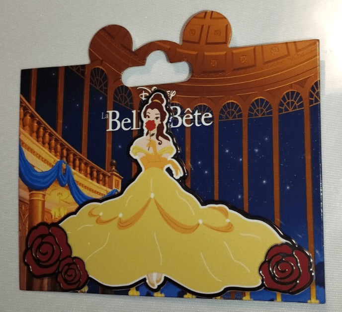Belle Gawn - Roses Beauty & the Beast Disney Land Paris Dlp 08 2024 Jumbo Pin