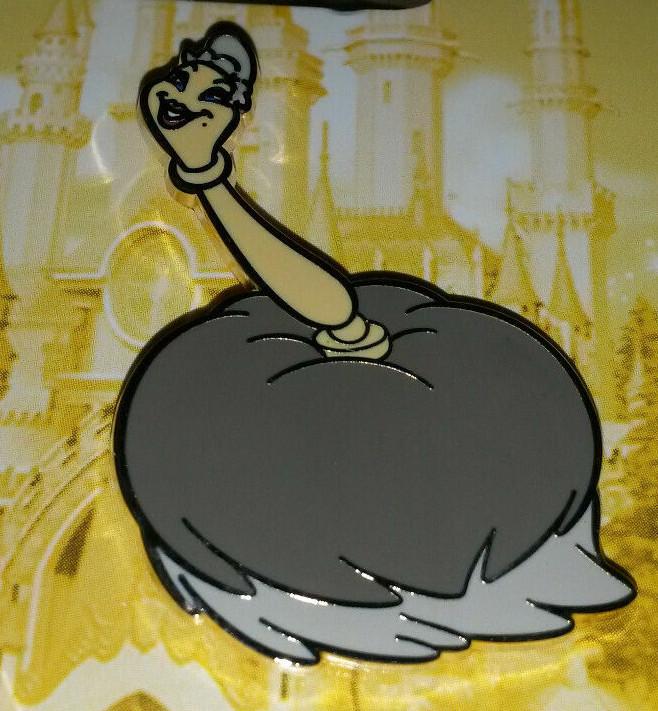 Belle Jar Babette Beauty and the Beast 4 Pins Set Disney Land Paris Dlrp Dlp