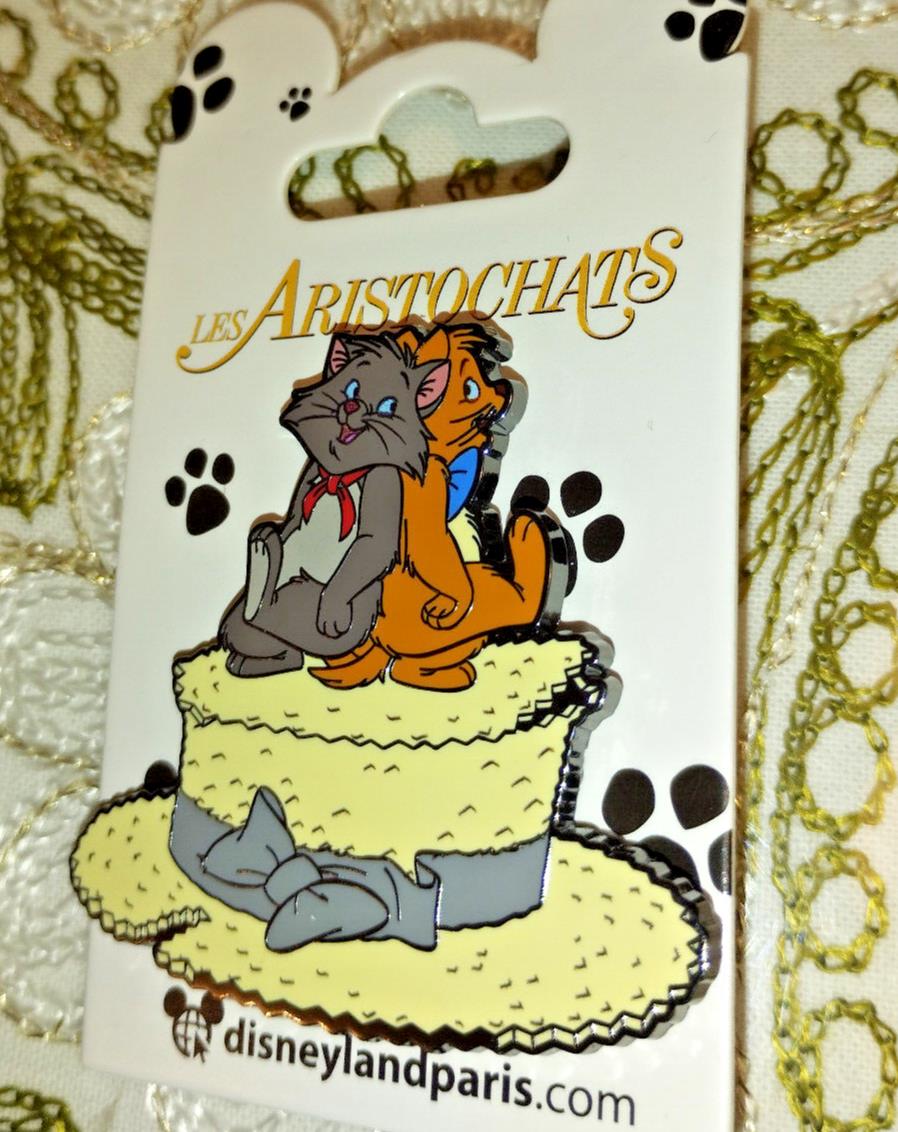 Berlioz Toulouse Sitting on Straw Hat Aristocats Disney Land Paris Dlp 2024 Pin