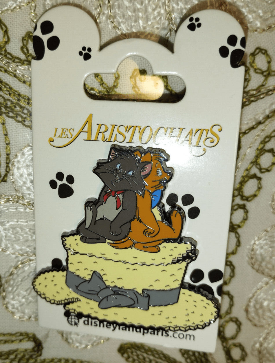 Berlioz Toulouse Sitting on Straw Hat Aristocats Disney Land Paris Dlp 2024 Pin