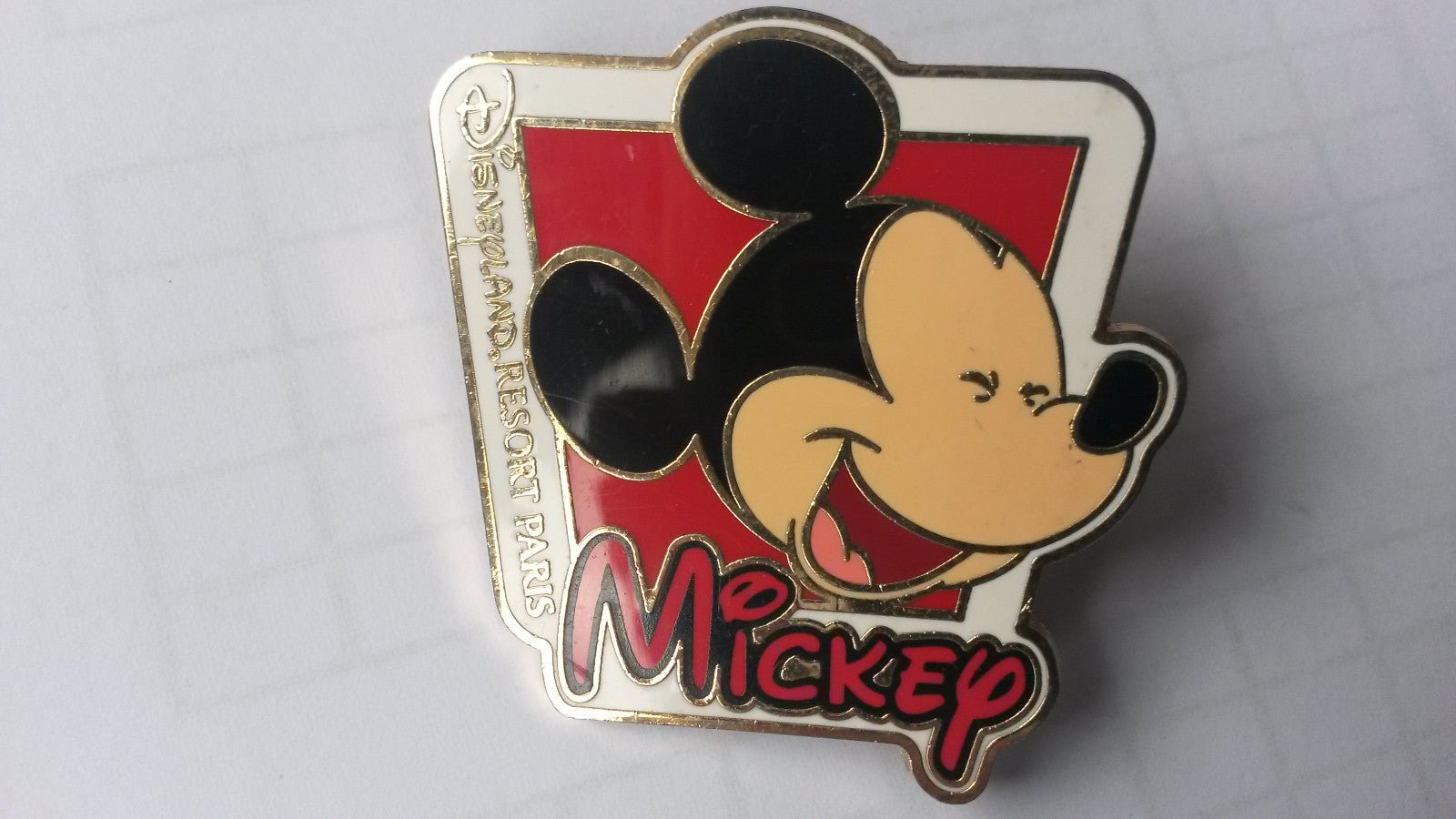 Big Head Series Mickey Mouse laughing Disney Land Paris Dlrp Dlp 2007 Pin